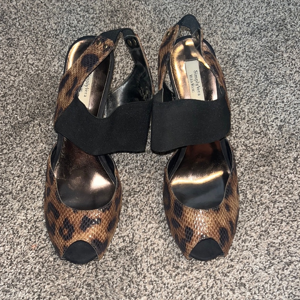 Simply Vera Vera Wang Leopard Heels